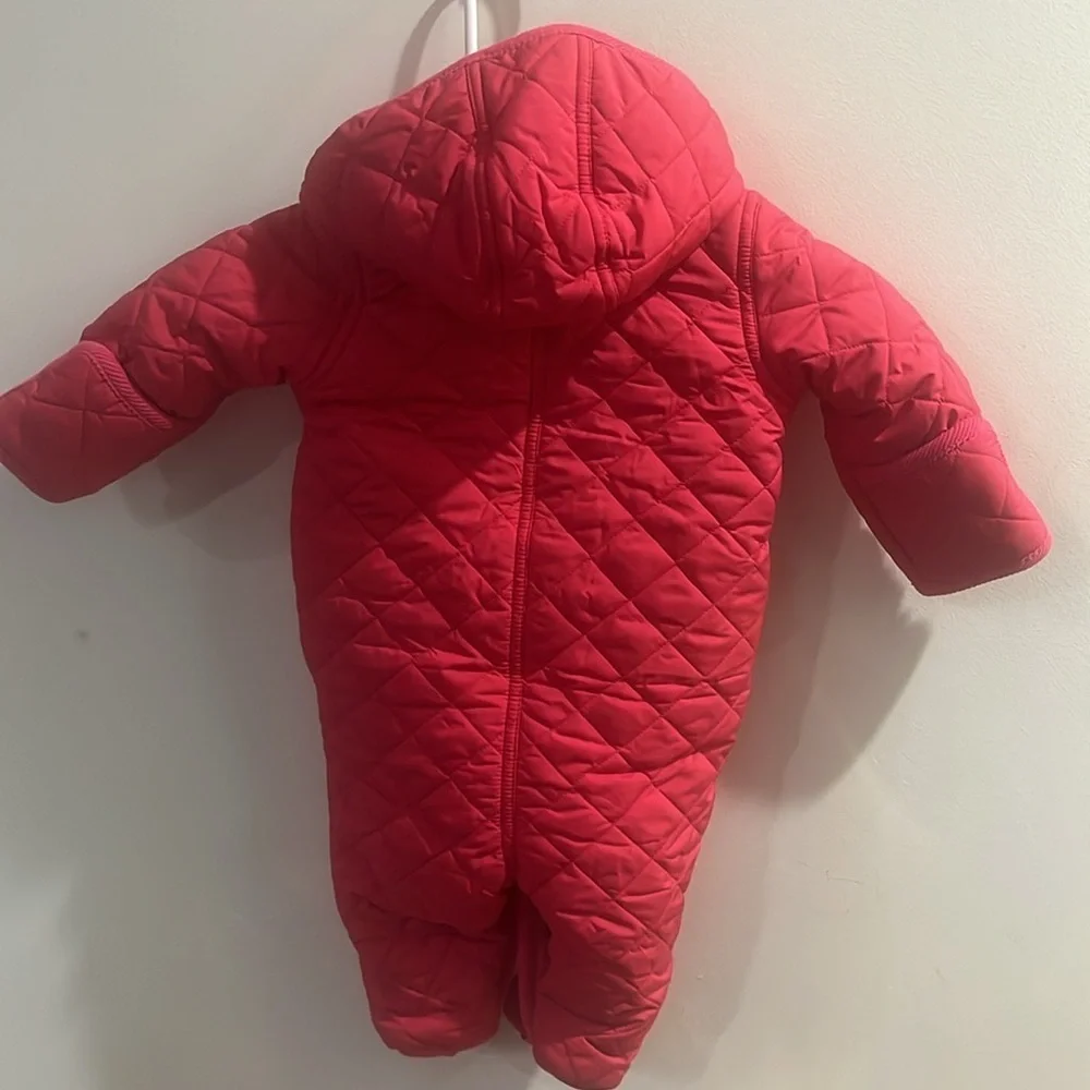 Pink Quilted Kids One Piece